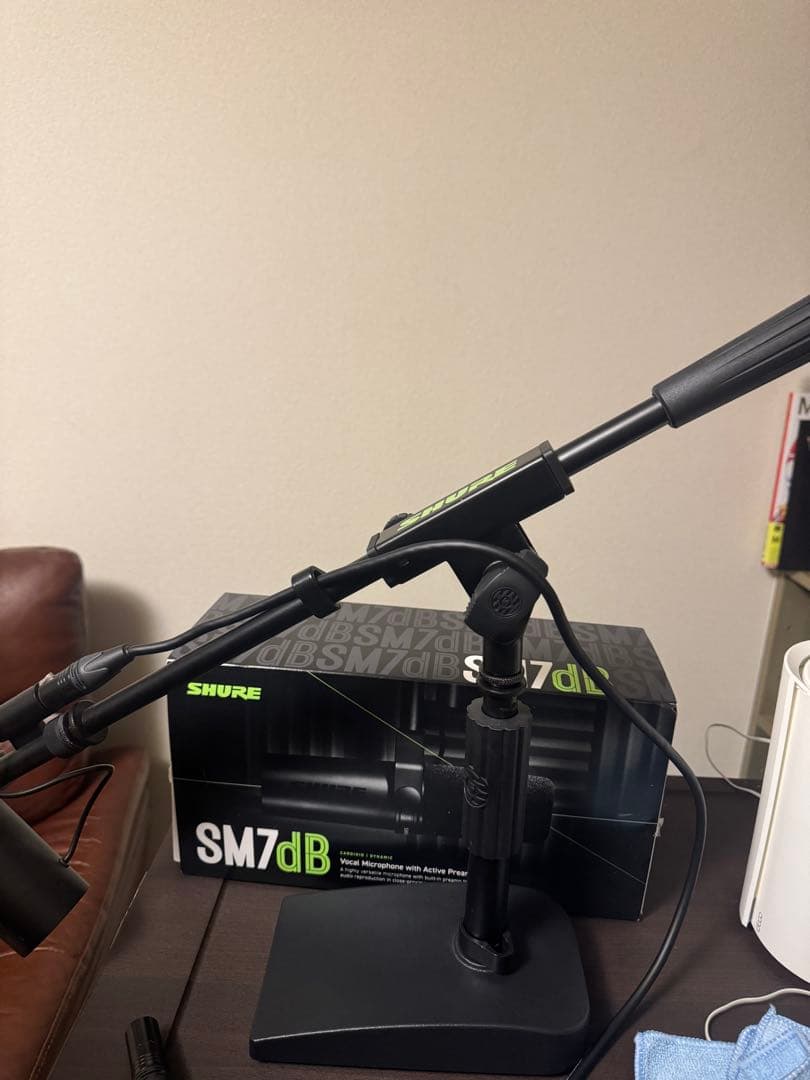 SHURE SM7dB ダイナミックマイク 卓上スタンドセット配信/実況
