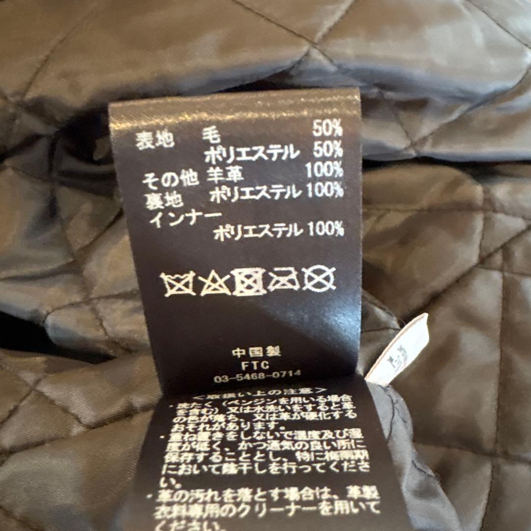 FTC ウール・ネイビー・ブルゾン・Mサイズ