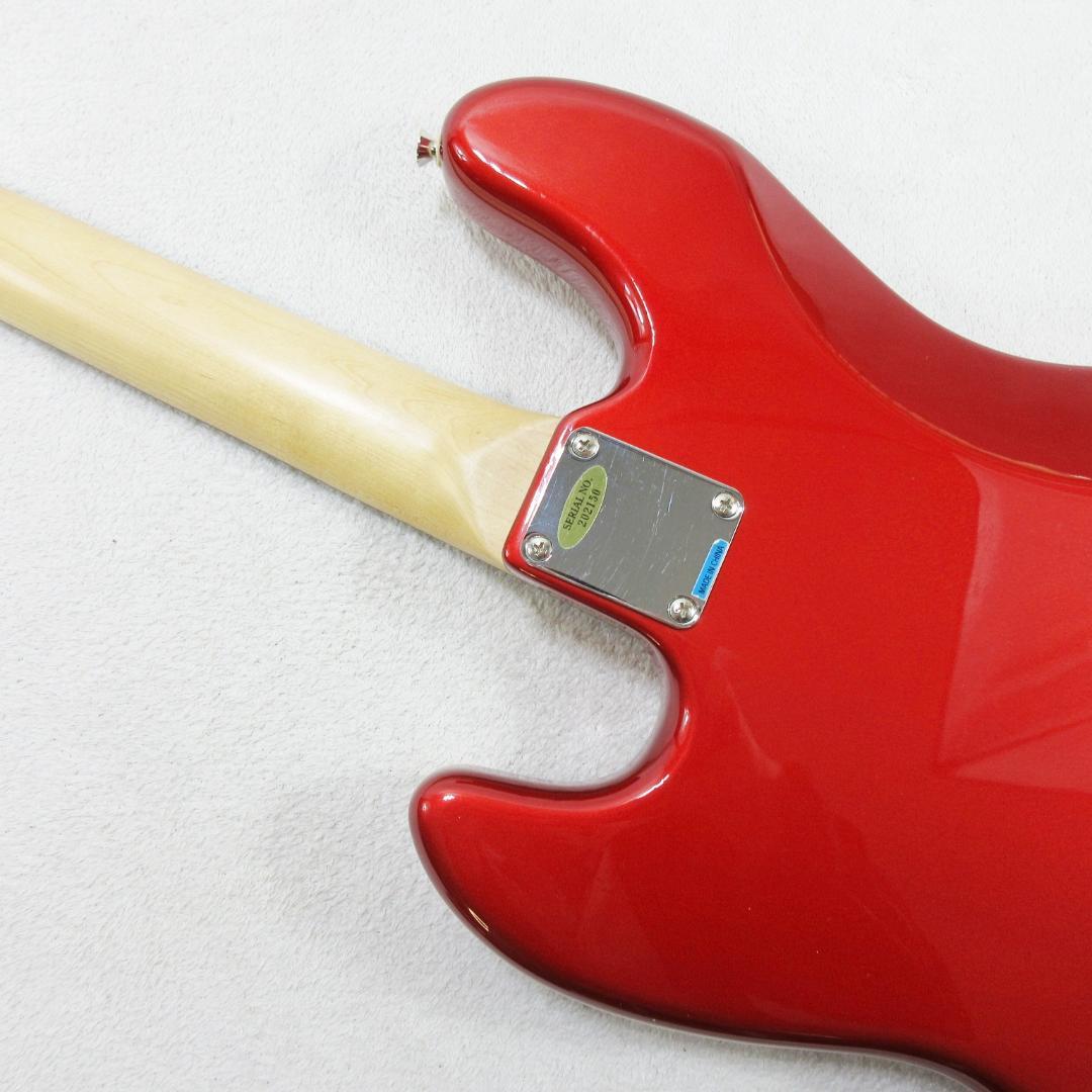 ✨完全O/H完了品 BUSKER’S エレキベース ルビーレッド ソフトケース付