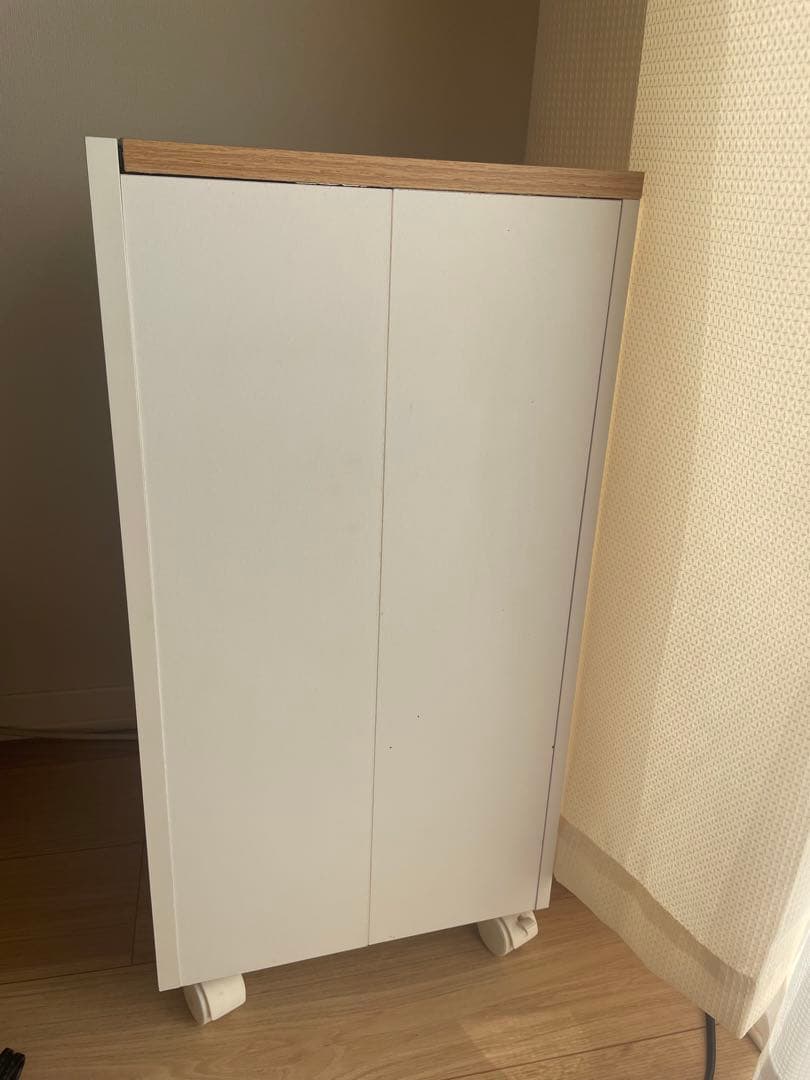 ホワイトドレッサー ミラー付き 収納