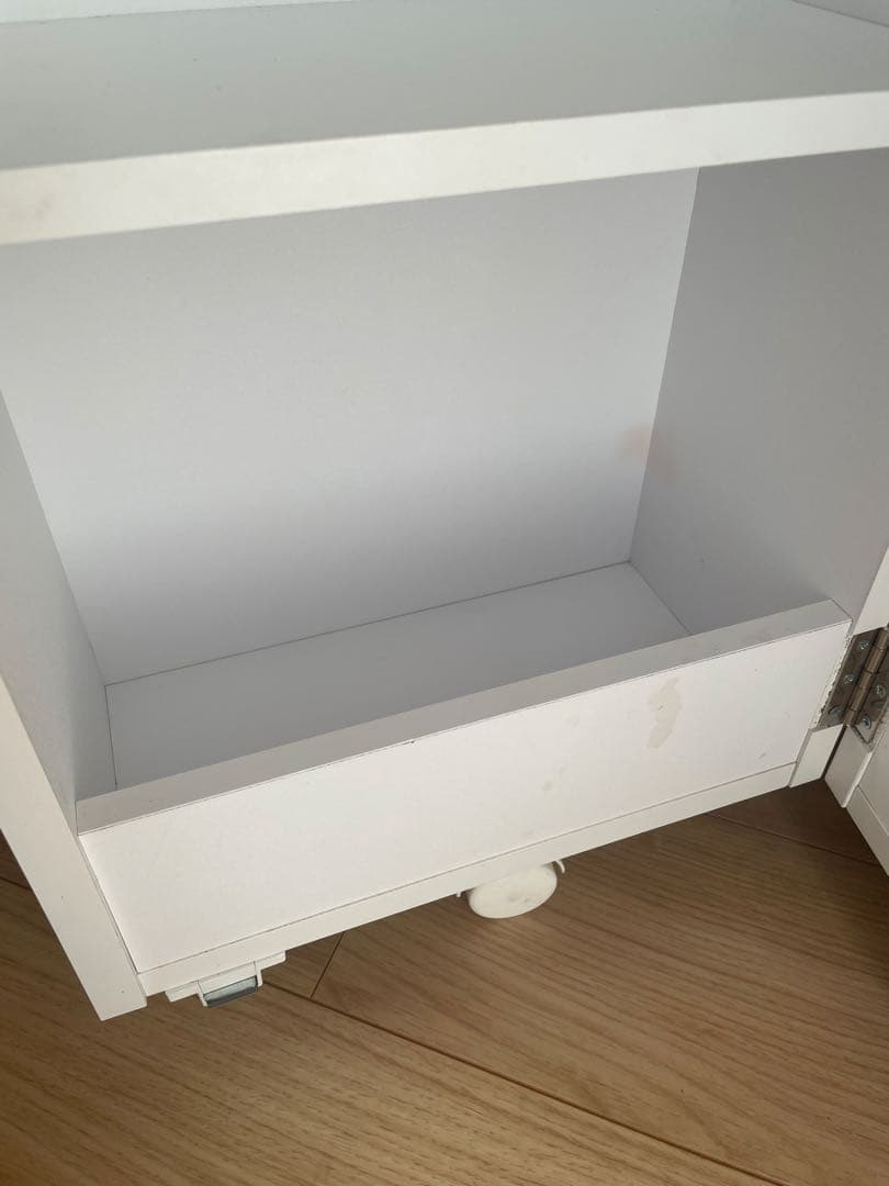 ホワイトドレッサー ミラー付き 収納