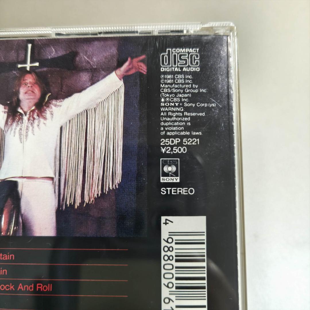 国内盤 帯付 Ozzy Osbourne Diary of Madman