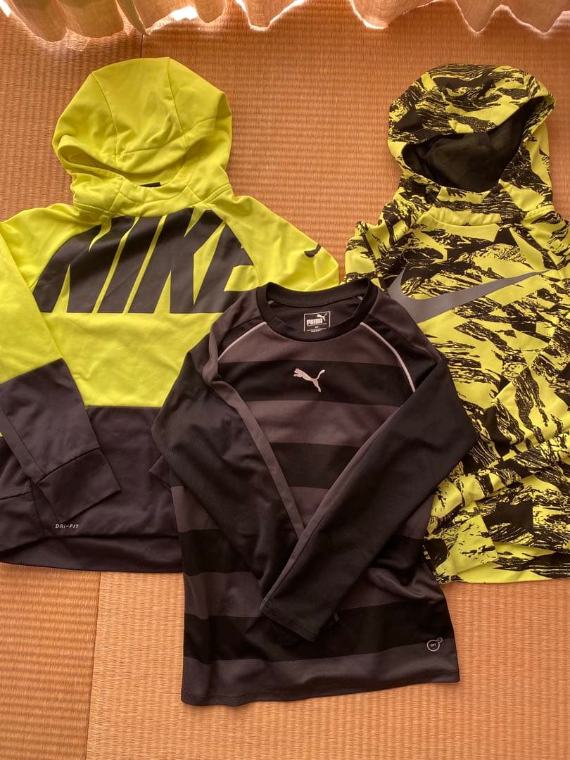 150サイズ男の子　まとめ売り　11点セット パーカーフリースパンツNIKE他