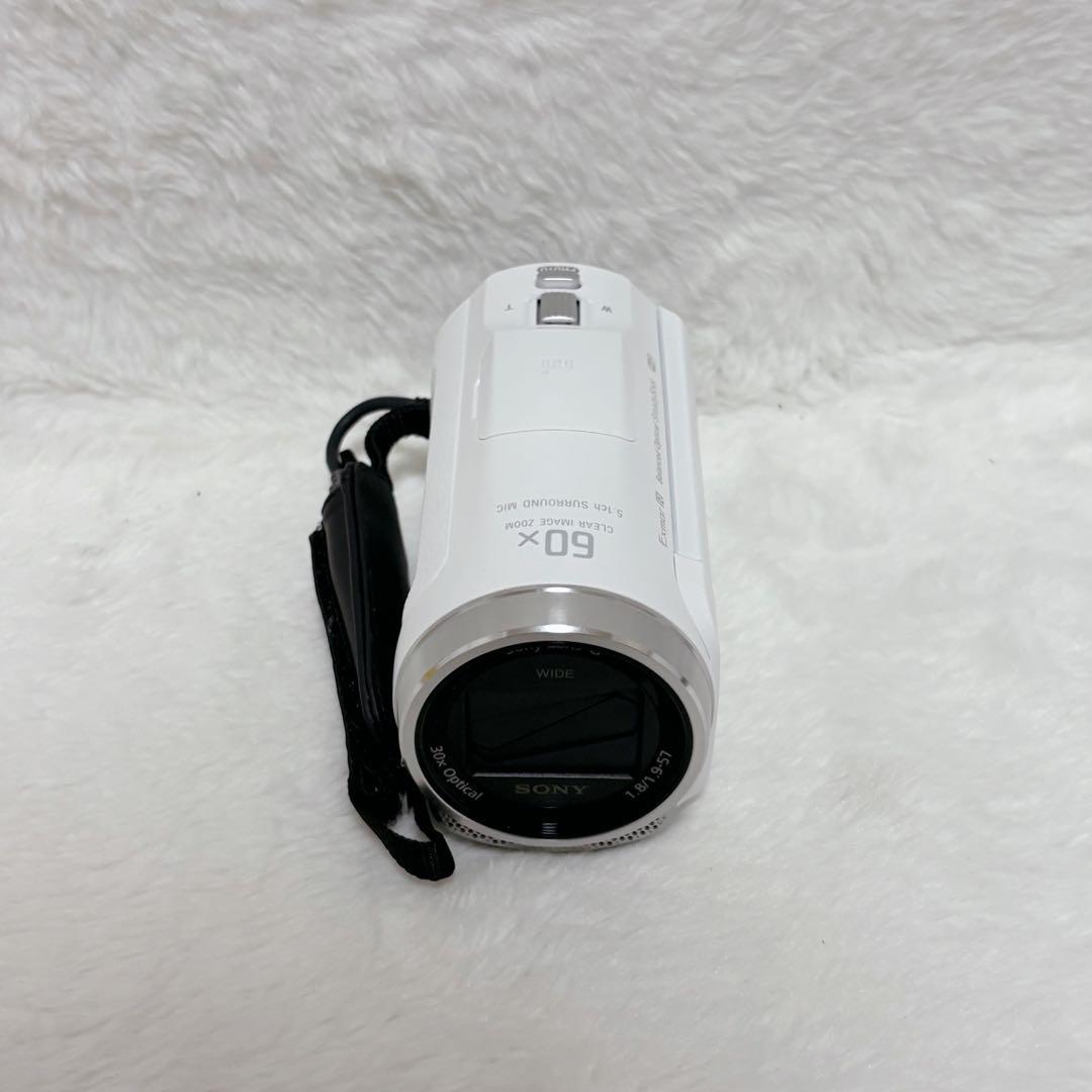 【極美品】SONY HDR-CX680 HANDYCAM 21年製 ホワイト