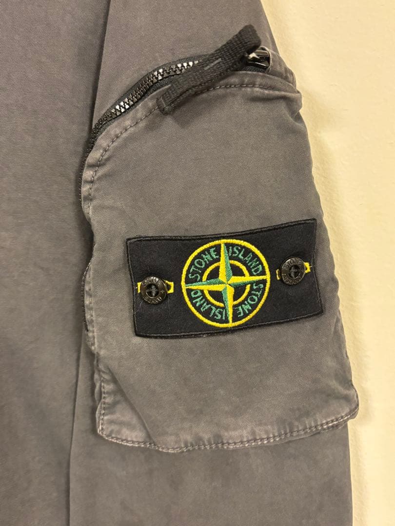 STONE  25SS オーバーシャツ　オールドエフェクト　L