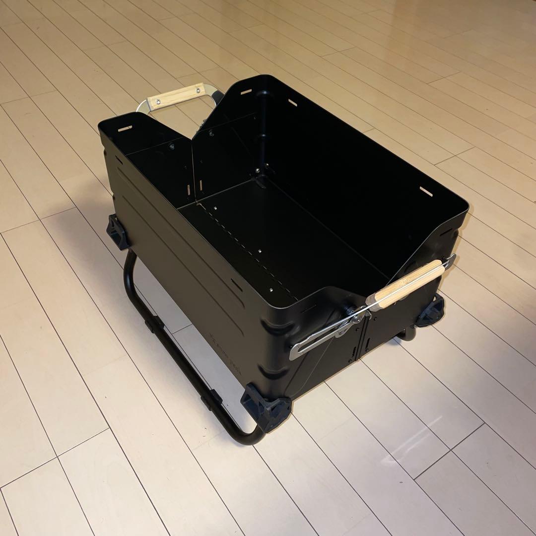 シェルフコンテナ25 レッグ　マットブラック　スノーピーク peak