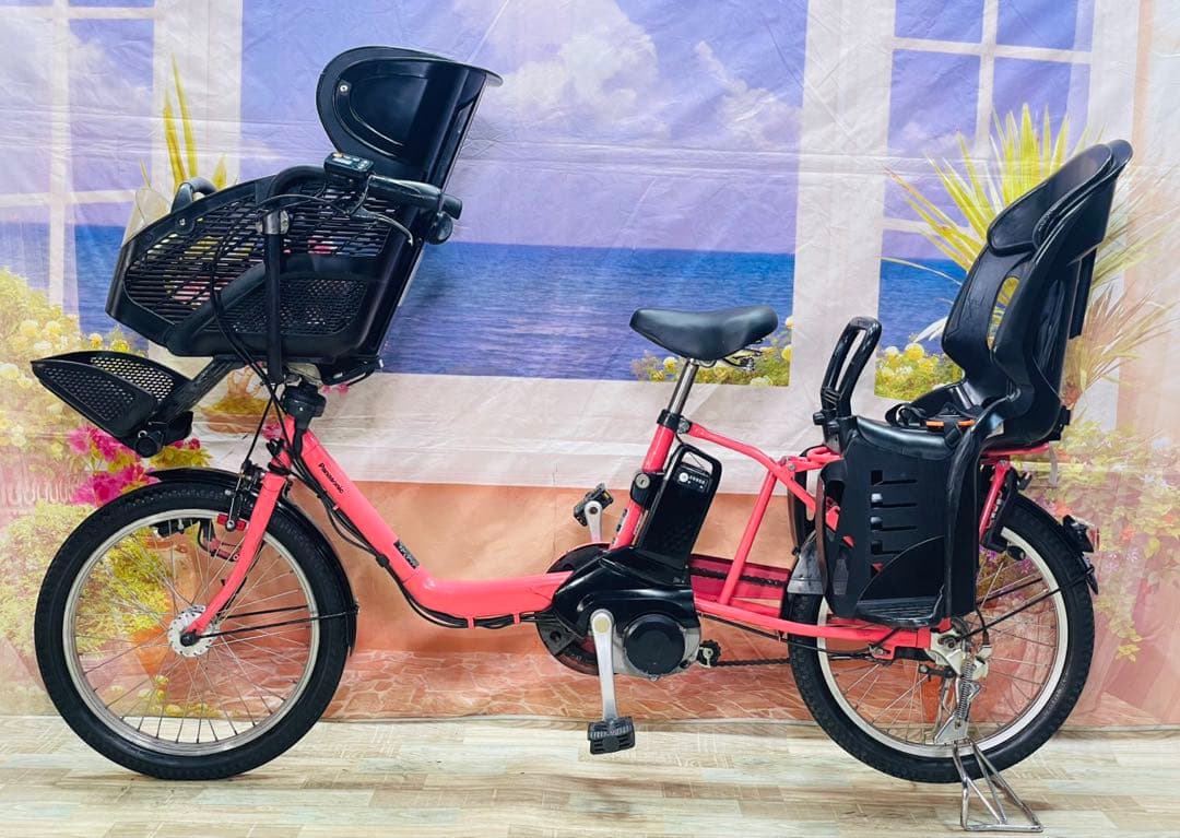 人気モデル！ギュット⭐️12AHパナソニック子供乗せ電動アシスト自転車Y3515