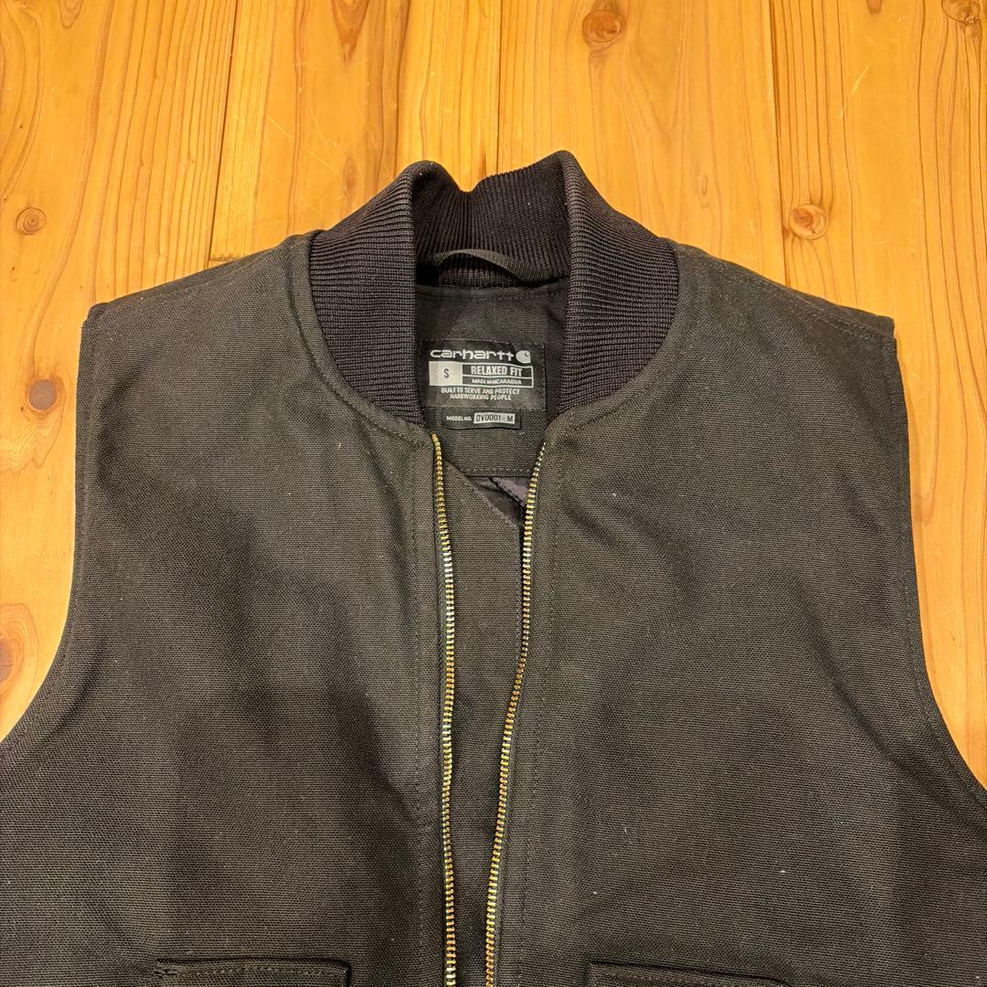 超美品 Carhartt ダックベスト S
