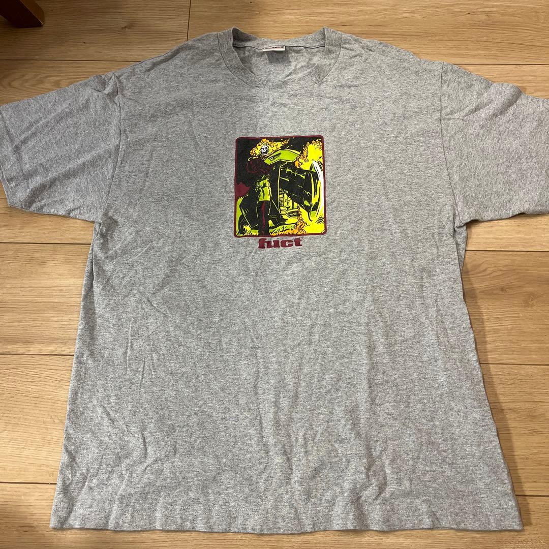 fuct アートプリント Tシャツ グレー