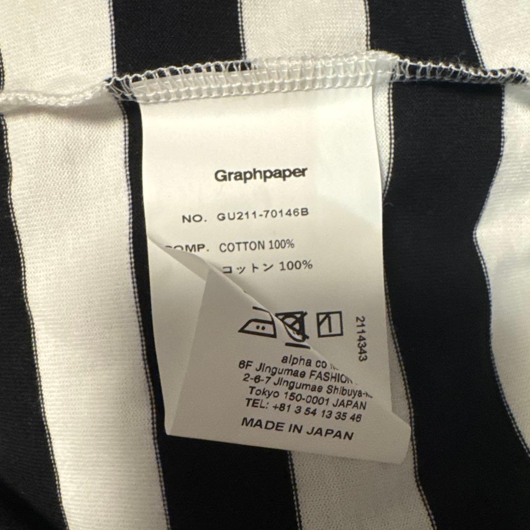 【新品】Graphpaper Border S/S Pocket Tee 2