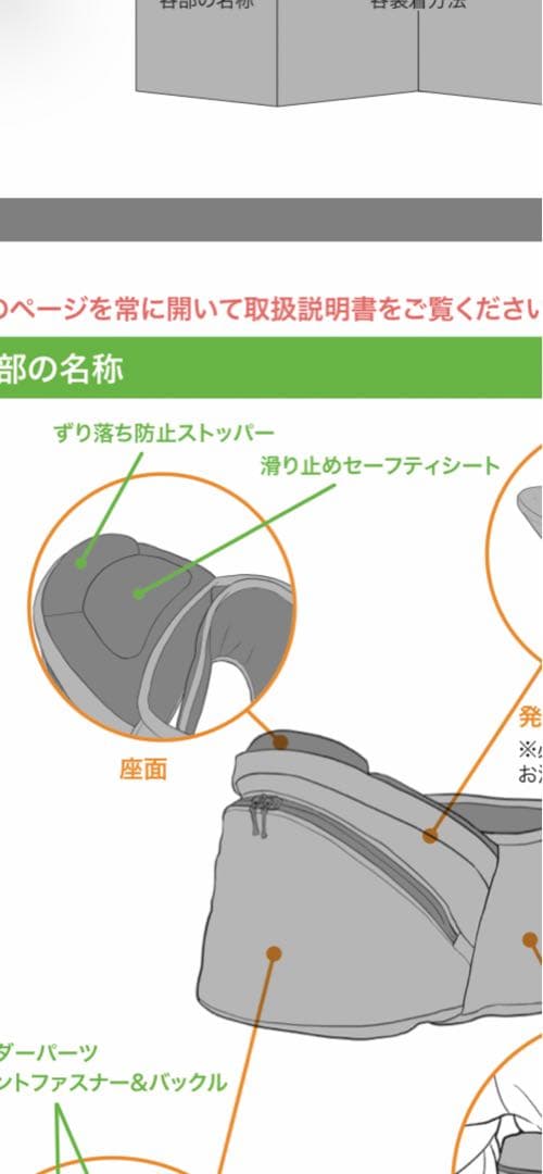 POLBAN ADVANCE ポルバンアドバンス ヒップシート アズールブルー