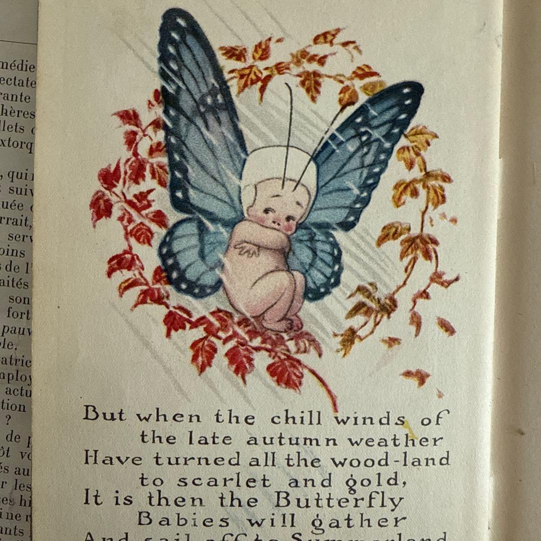 超レアなアンティーク絵本1917年　洋書ヴィクトリアン絵本ジャンクジャーナル妖精
