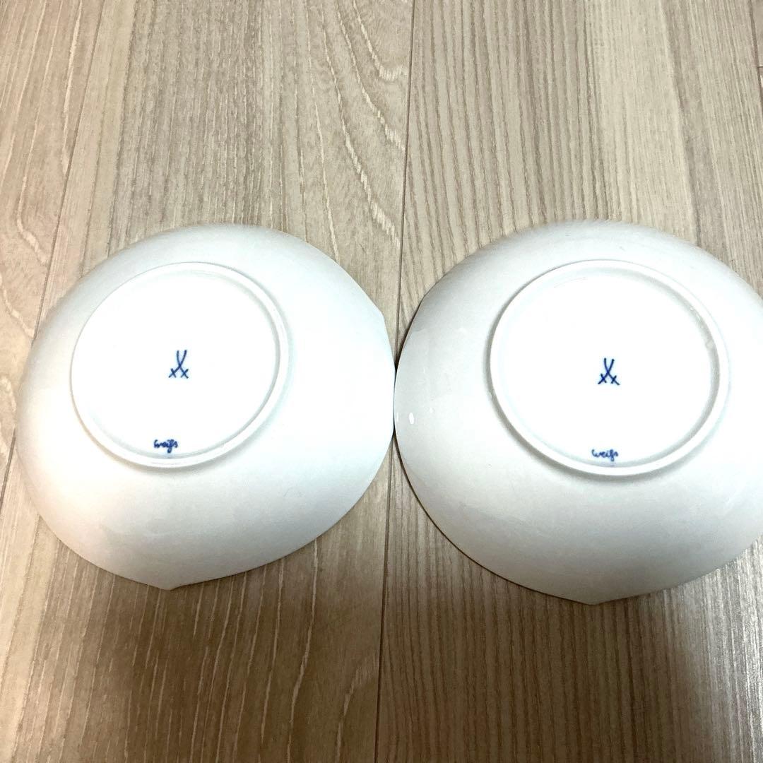 MEISSEN マイセン　波の戯れ　ソーサー2枚