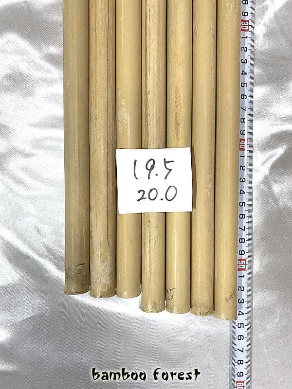 篠竹／女竹 篠笛／横笛素材 19.5~20.0mm②