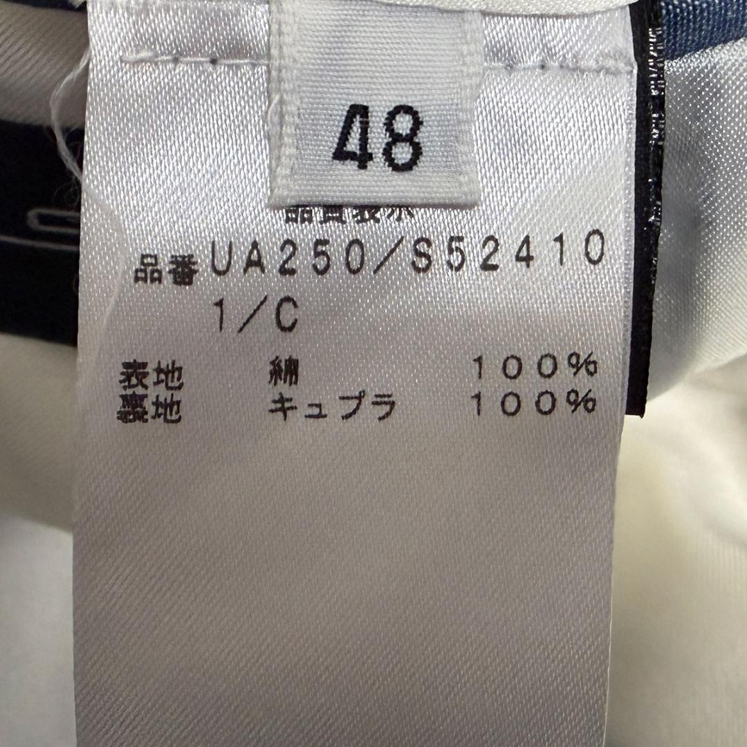 J6453 美品 サルトリオ コットンテーラードジャケット サックスブルー 48