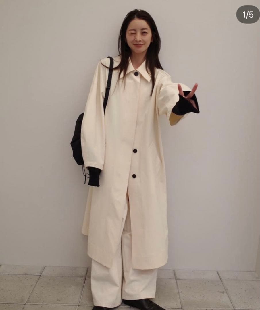 ぽ*送様 todayful soutiencollar spring coat