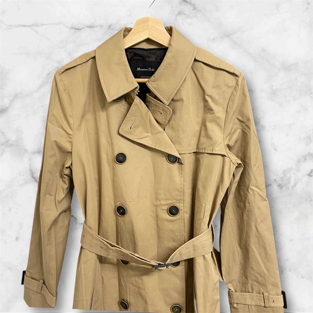 【新品未使用】定価4万 Massimo Dutti タグ付き M トレンチコート
