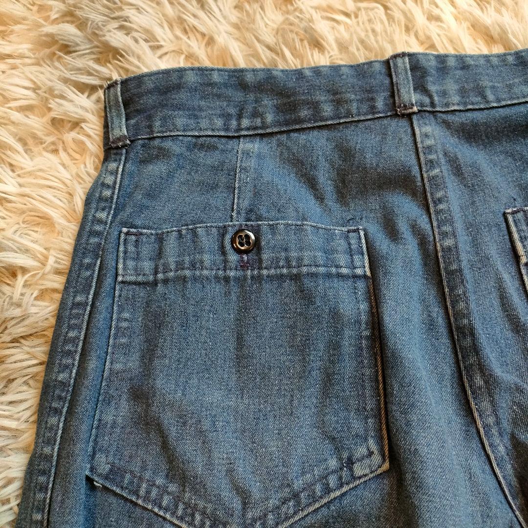 70s 80s 良品 SEAFARER フレアデニム　USA製 42タロン