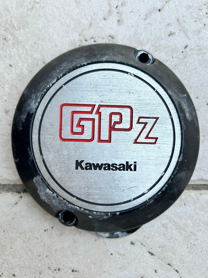 GPZ400 GPZ400F ダイナモ ジェネレータ　ポイントカバー 左右