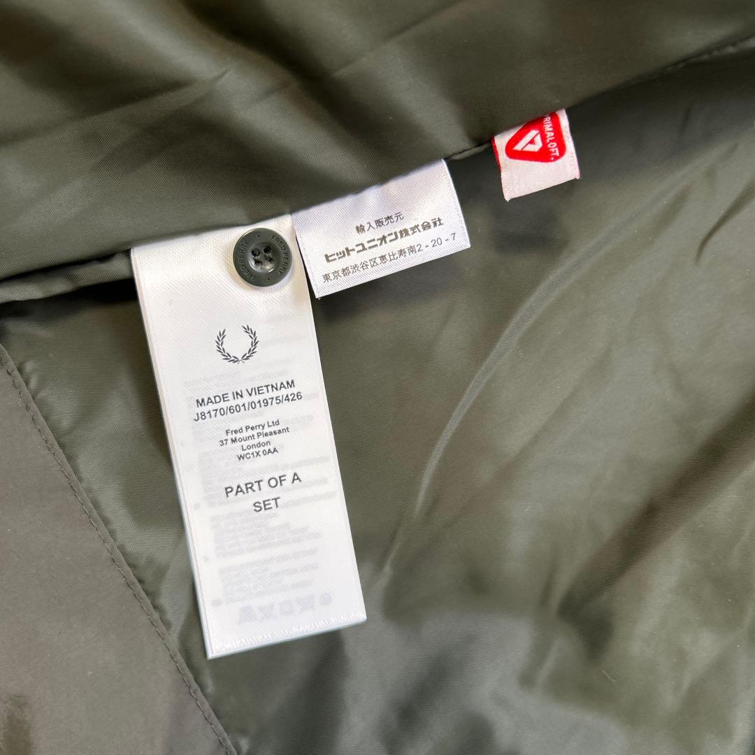 【新品】FRED PERRY ジップイン ライナー パーカ モッズコート