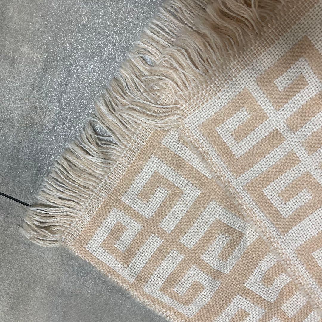 ジバンシー GIVENCHY マフラー ストール 総柄 ベージュ モノグラム
