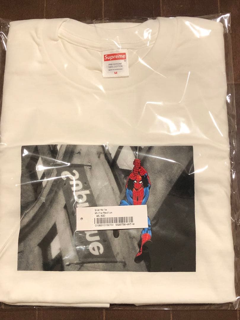 Supreme 26SS Spider-man Tee 白 Mサイズ