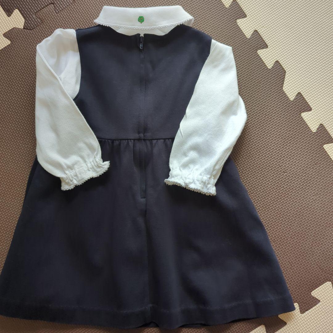 familiar 90 ワンピース　ブラウスとセット