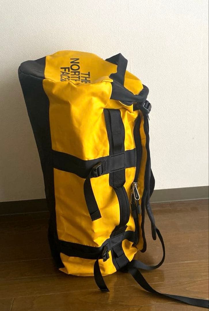ノースフェイス　ベースキャンプ　ダッフルバッグ　イエロー　2WAY 71L