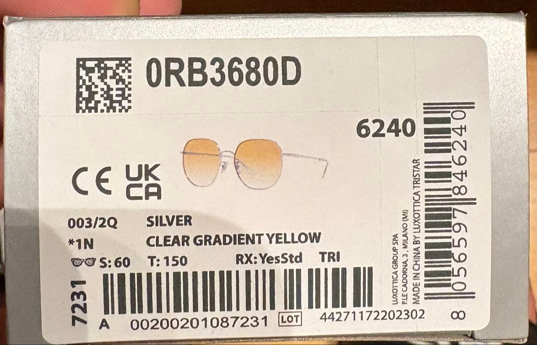 Ray-Ban RB3680D サングラス 新品未使用