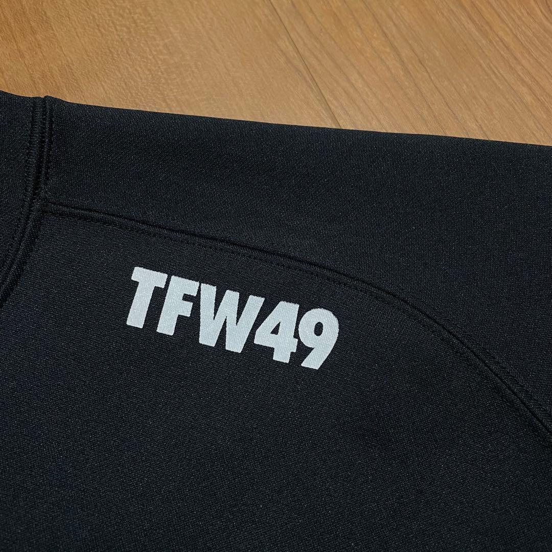 TFW49 モックネック　Tシャツ ブラック　L junhashimoto