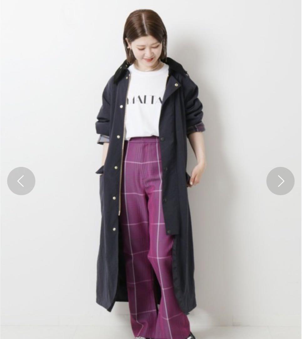 美品　Barbour 別注BURGHLEY Spick&Span ネイビー