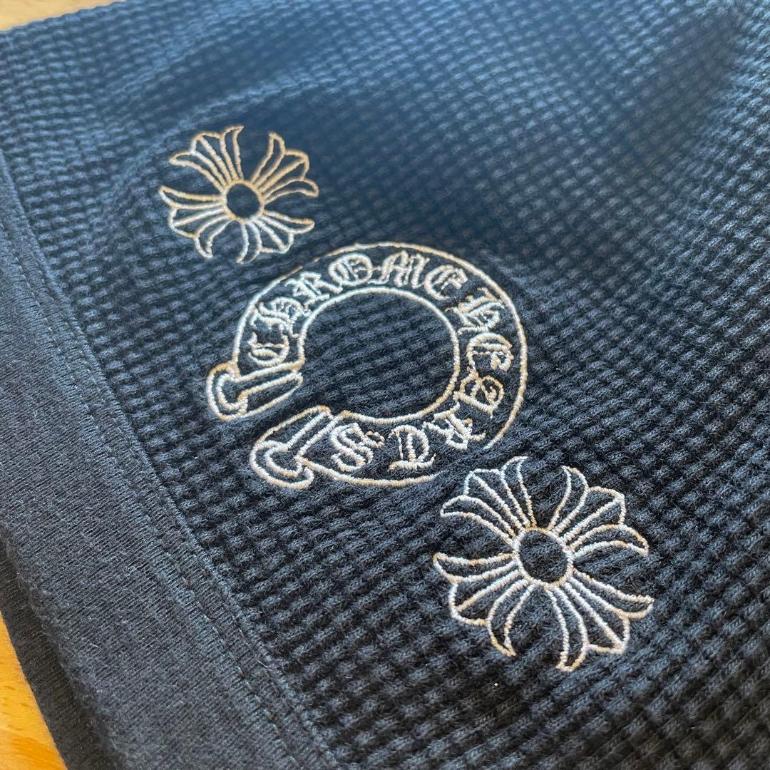 CHROME HEARTS クロムハーツ ホースシュー ワッフル ビーニー 黒