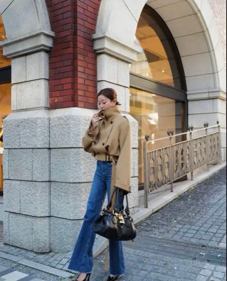 shéller シェリエ　2way short trench coat