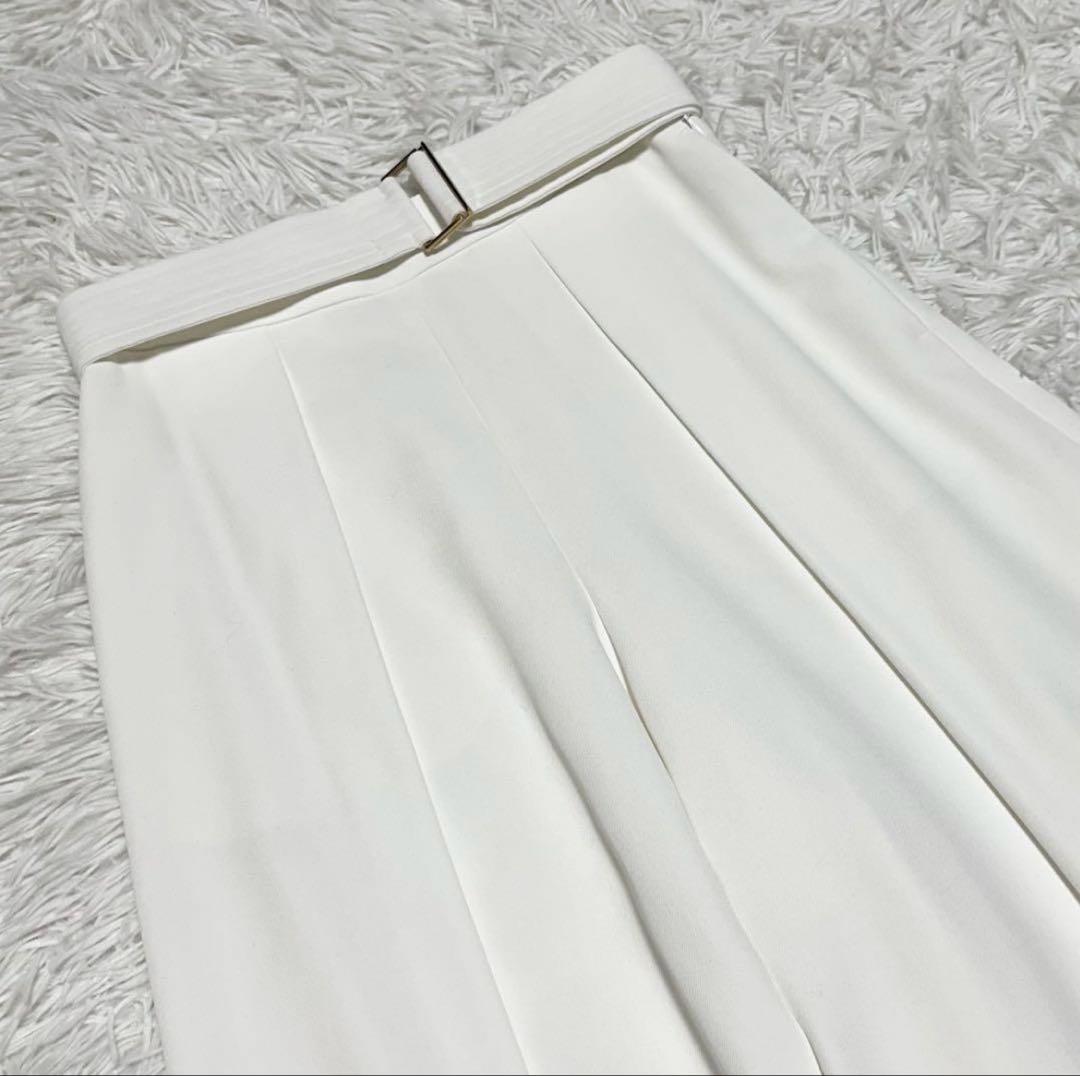 ANAYIドライツイルキュロットパンツ ホワイト 36 美品