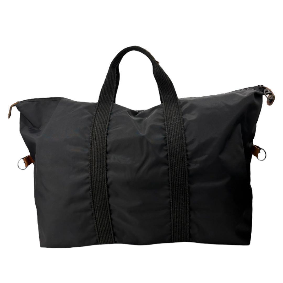 【美品】LONGCHAMP ロンシャン　ボストンバッグ　大容量　ナイロン　485