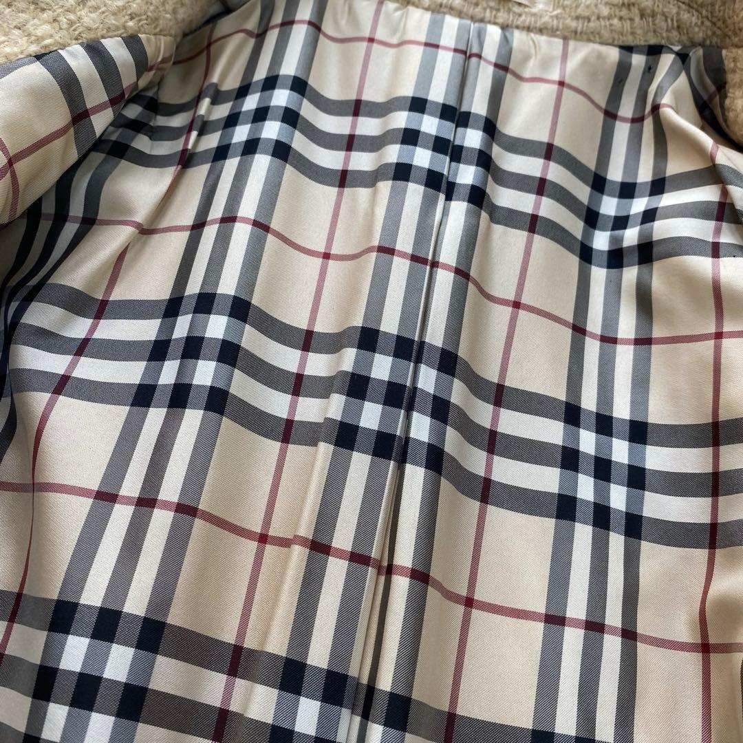 N*o様 BURBERRYLONDON ウール モヘア混 テーラードジャケット