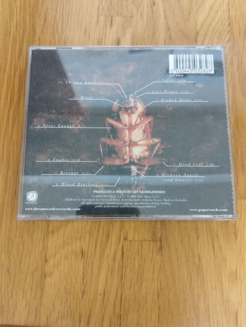 PAPAROACH INFEST BONUS DISC EDITION 輸入盤