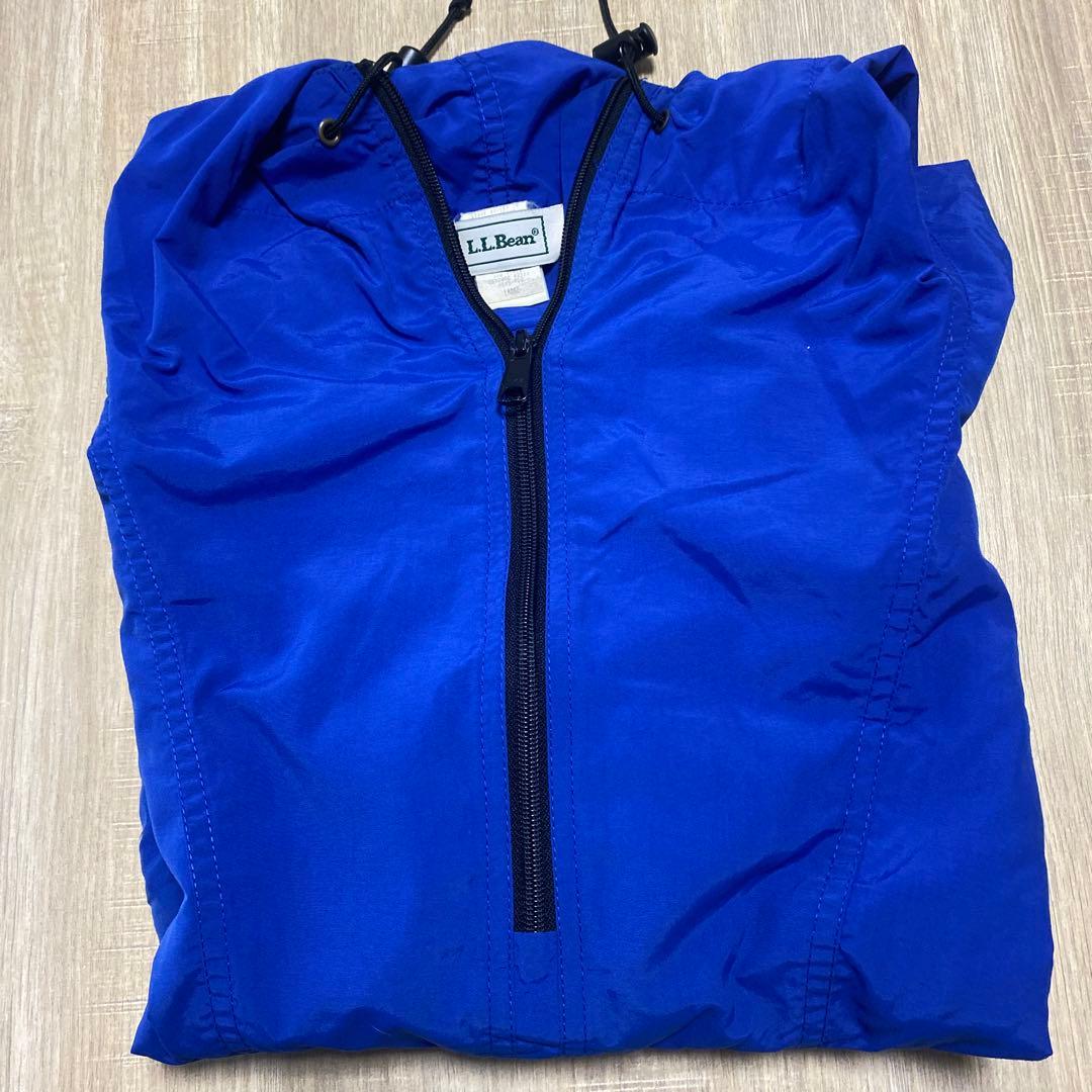 【90s】L.L.Bean アノラックパーカー L ブルー ヴィンテージ