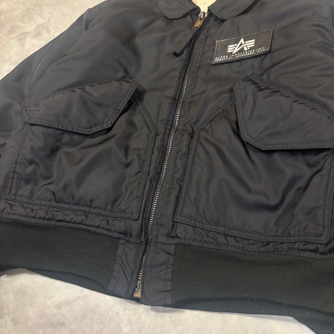 希少カラー 80s USA SCOVILL CWU-45p 短丈 ブラック　黒