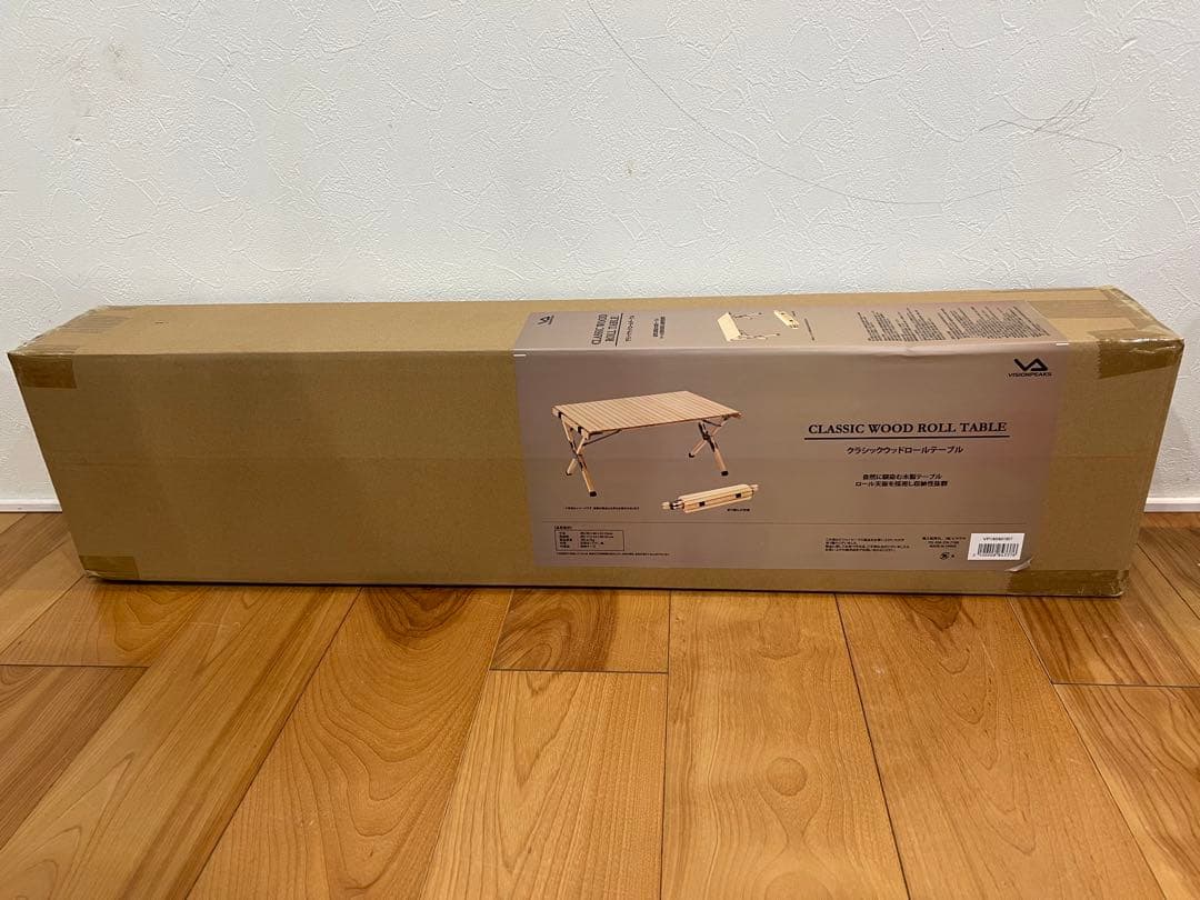 【新品】ビジョンピークス　クラシックウッドロールテーブル VP160401I07