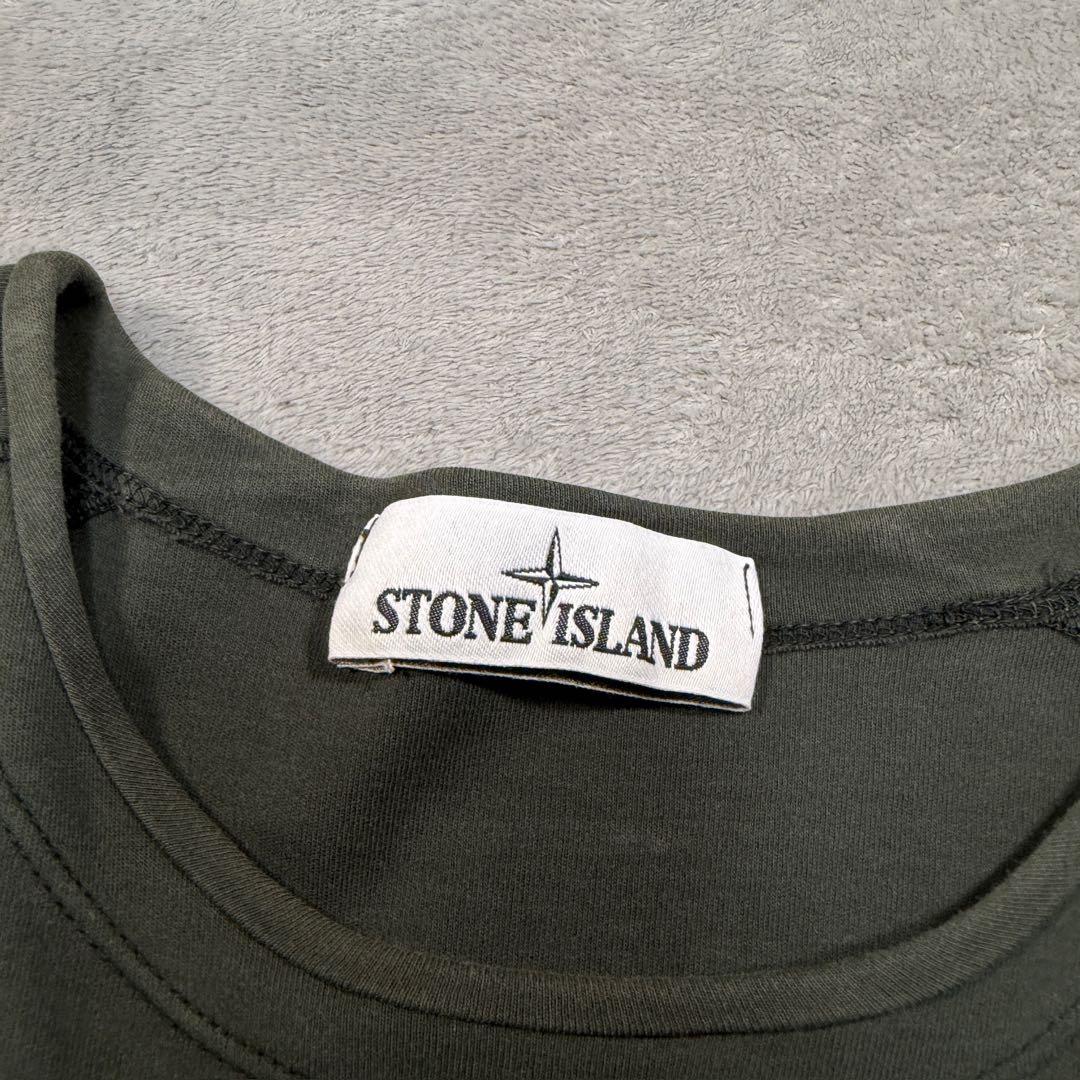 ストーンアイランド　長袖Tシャツ　ロンT カーキ　S 651520745