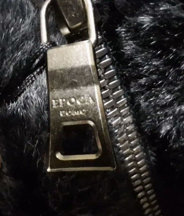 EPOCA UOMO リアルファー ラビット 切り替えニット ジャケット