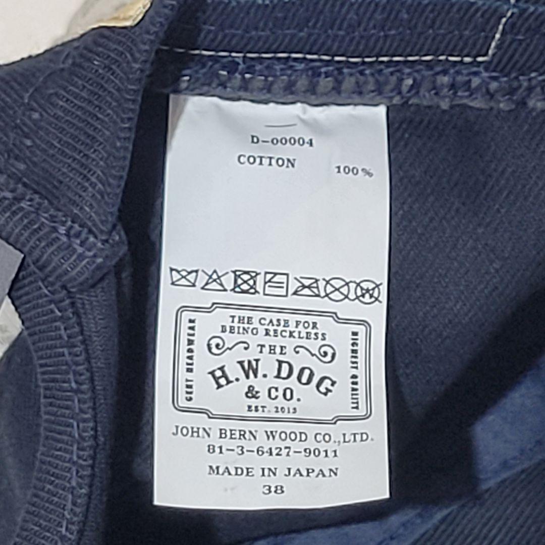 【美品】THE H.W.DOG&CO. トラッカーキャップ ネイビー 38