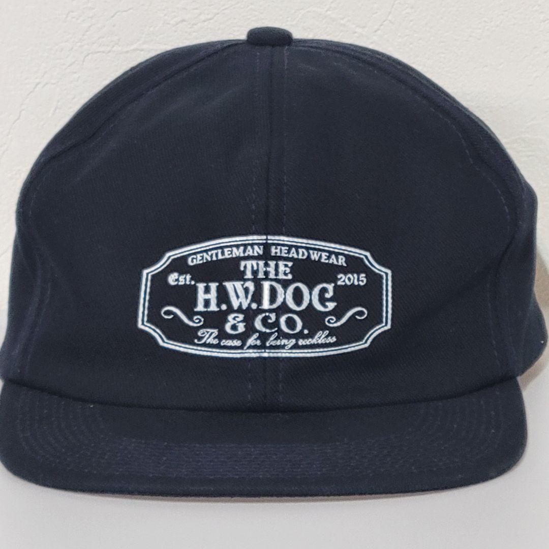 【美品】THE H.W.DOG&CO. トラッカーキャップ ネイビー 38