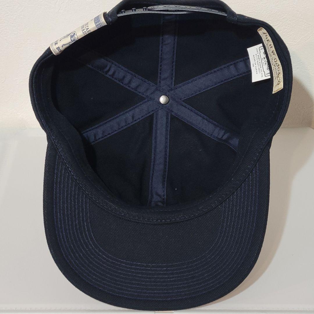 【美品】THE H.W.DOG&CO. トラッカーキャップ ネイビー 38