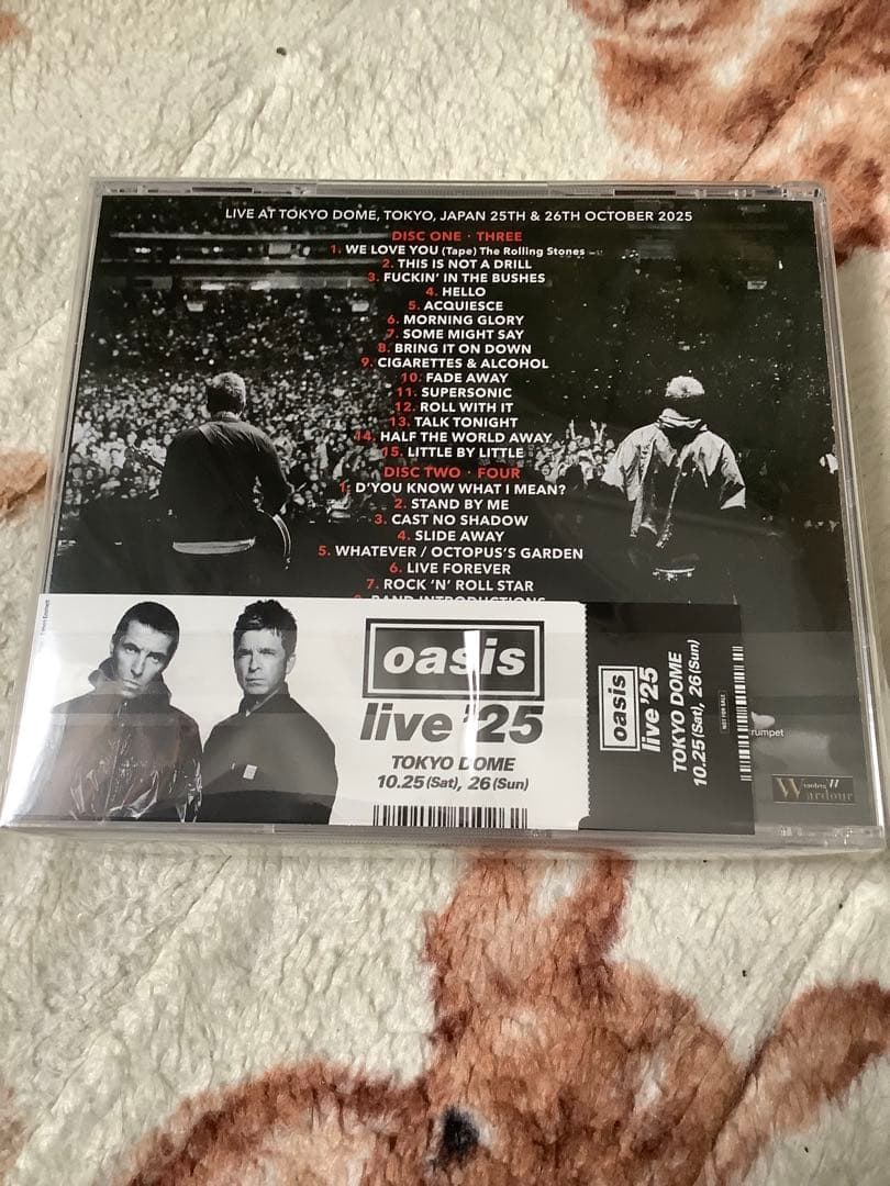 OASIS DEFINITIVE TOKYO DOME 2025 4CD 特典