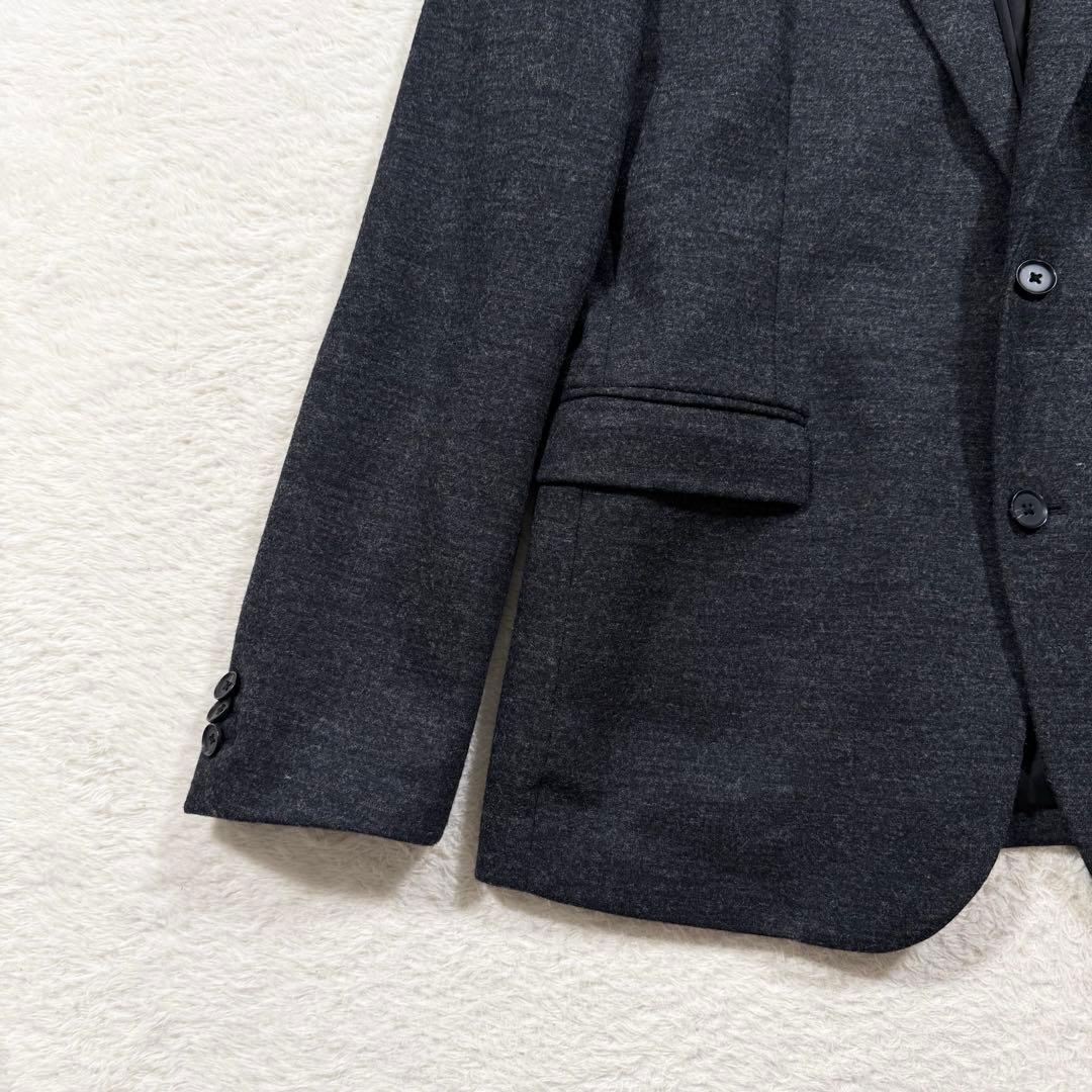 【美品】ナノユニバースx Damerino テーラードジャケット　XL ウール混