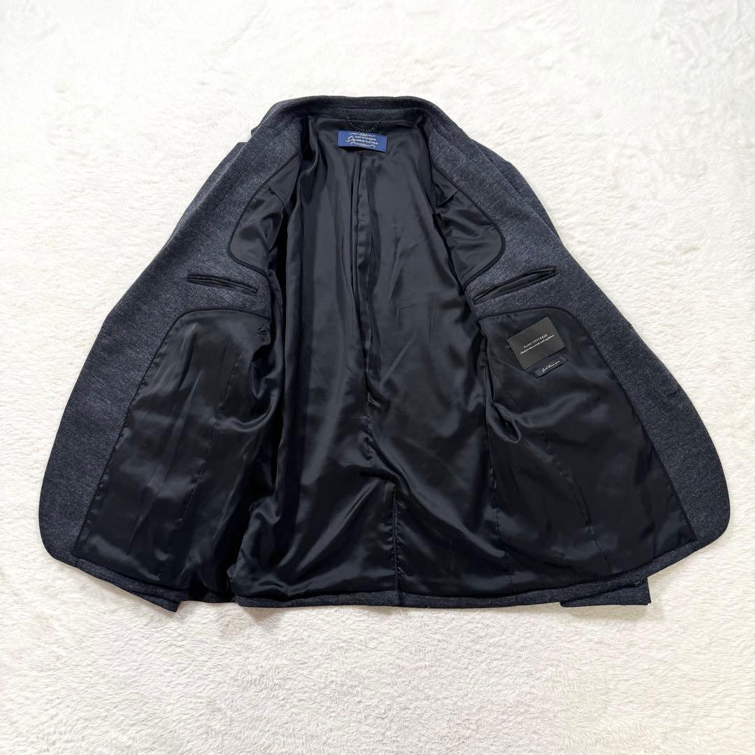 【美品】ナノユニバースx Damerino テーラードジャケット　XL ウール混