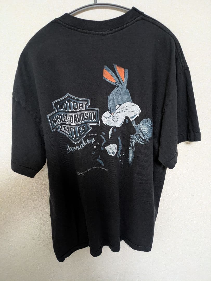 HARLEY DAVIDSON Tシャツ ネイビー フェード　XL