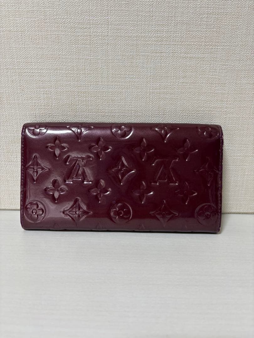 Louis Vuitton 二つ折り財布 パープル系